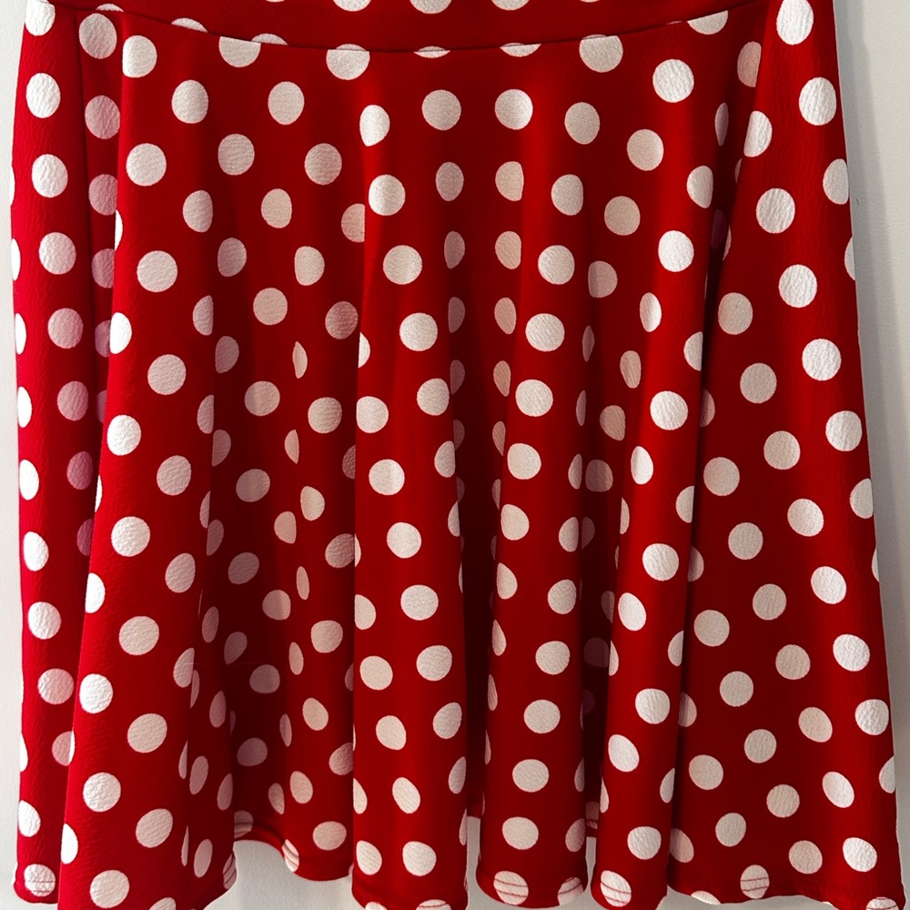 Red Polka Dot Skirt